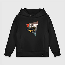Детское худи оверсайз Rust Стучим в дверь соседу Раст