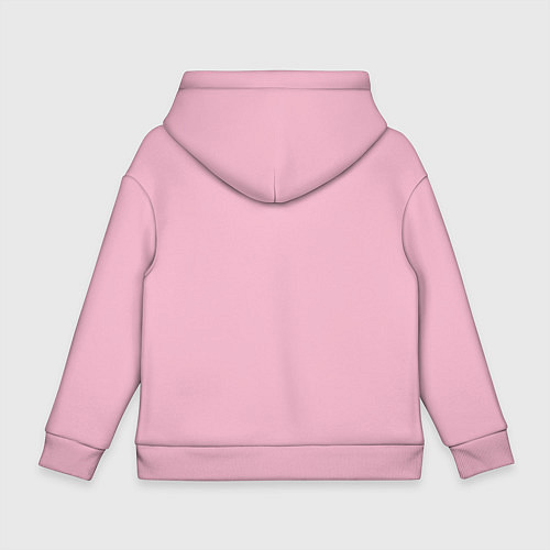 Детское худи оверсайз Just do nothing / Светло-розовый – фото 2