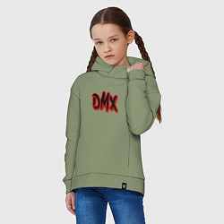 Толстовка оверсайз детская DMX Rap, цвет: авокадо — фото 2