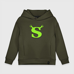 Детское худи оверсайз Shrek: Logo S