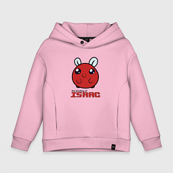 Толстовка оверсайз детская The binding of isaac Monsters, цвет: светло-розовый