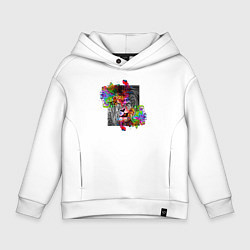 Детское худи оверсайз Ухмылка льва