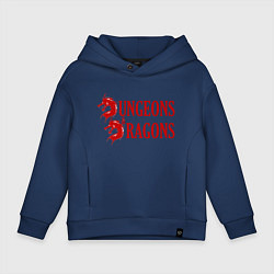 Детское худи оверсайз Dungeons and Dragons Драконы
