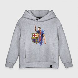 Детское худи оверсайз Lionel Messi Barcelona Argentina!