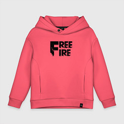 Детское худи оверсайз Free Fire big logo