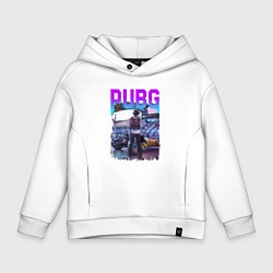 Детское худи оверсайз PUBG NEON ПУБГ НЕОН Z