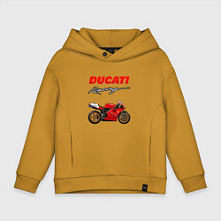 Детское худи оверсайз DUCATI ДУКАТИ MOTOSPORT