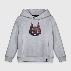 Детское худи оверсайз Stray: City Cat