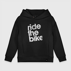 Детское худи оверсайз Ride the bike