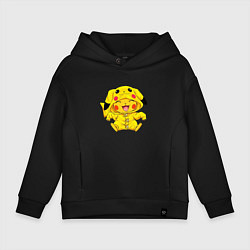 Детское худи оверсайз Милый пикачу