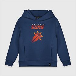 Толстовка оверсайз детская Phoenix Suns, цвет: тёмно-синий