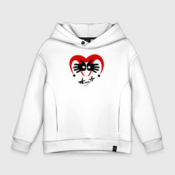 Детское худи оверсайз Черная метка - Алиса