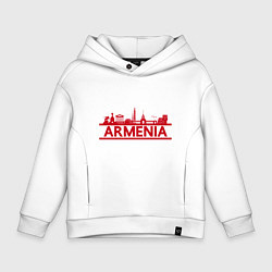 Детское худи оверсайз Armenia in Red