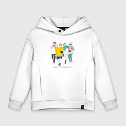 Детское худи оверсайз Магическая битва, главные герои