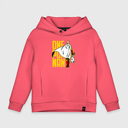 Детское худи оверсайз Сайтама возвращается из супермаркета One Punch-Man