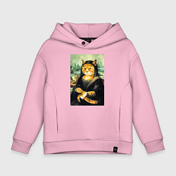 Детское худи оверсайз Мона киса