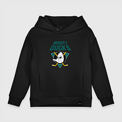 Детское худи оверсайз Анахайм Дакс, Mighty Ducks