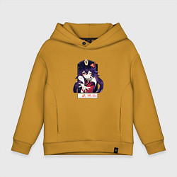 Детское худи оверсайз Ху Тао воздушный поцелуй Геншин импакт