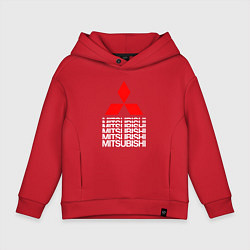 Детское худи оверсайз MITSUBISHI МИЦУБИСИ МИТСУБИСИ МИЦУБИШИ LOGO STYLE