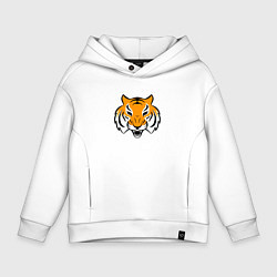 Детское худи оверсайз Тигр логотип