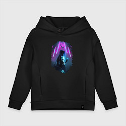 Детское худи оверсайз ДЖИНКС, ЛИГА ЛЕГЕНД ARCANE JINX