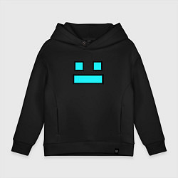 Детское худи оверсайз GEOMETRY DASH FACE SMILE