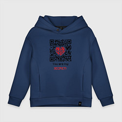 Детское худи оверсайз QR-Love