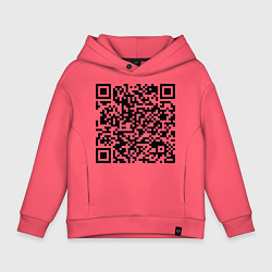 Детское худи оверсайз QR-код Скала Джонсон