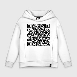 Детское худи оверсайз QR-код Скала Джонсон