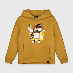 Детское худи оверсайз CTRLALTDEL для программиста