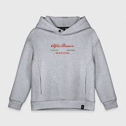 Детское худи оверсайз Alfa Romeo racing - logo