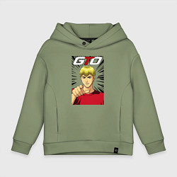 Детское худи оверсайз Eikichi finger