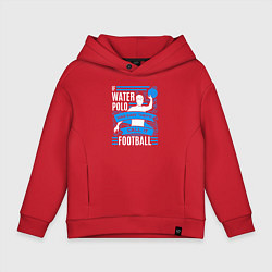 Детское худи оверсайз Если бы водное поло было легким, его бы называли ф