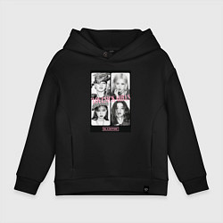 Толстовка оверсайз детская Blackpink K-pop, цвет: черный