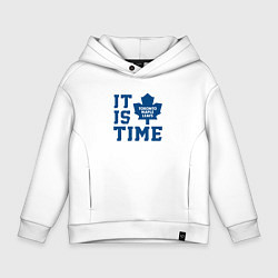 Детское худи оверсайз It is Toronto Maple Leafs Time, Торонто Мейпл Лифс