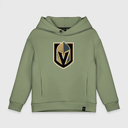 Толстовка оверсайз детская Vegas Golden Knights , Вегас Голден Найтс, цвет: авокадо