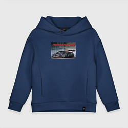 Толстовка оверсайз детская Honda GT3 Racing Team, цвет: тёмно-синий