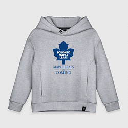 Детское худи оверсайз Toronto Maple Leafs are coming Торонто Мейпл Лифс