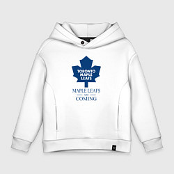 Детское худи оверсайз Toronto Maple Leafs are coming Торонто Мейпл Лифс