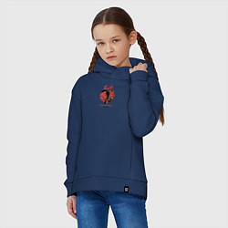 Толстовка оверсайз детская Luffilove onepiece, цвет: тёмно-синий — фото 2