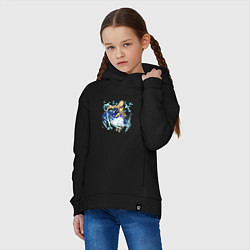 Толстовка оверсайз детская Alice Zuberg, цвет: черный — фото 2