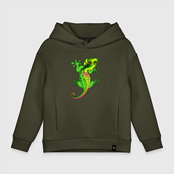 Детское худи оверсайз Ящерица Lizard