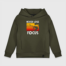 Детское худи оверсайз Never lose focus