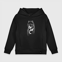 Детское худи оверсайз Сейлор обнимает Луну