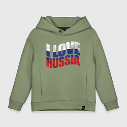Детское худи оверсайз Love - Russia
