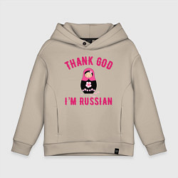 Детское худи оверсайз Спасибо, я русский