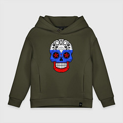 Детское худи оверсайз Russian Skull