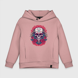 Детское худи оверсайз Roses Skull