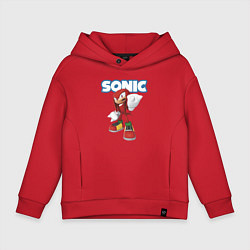 Детское худи оверсайз Knuckles Echidna Sonic Video game Ехидна Наклз Вид