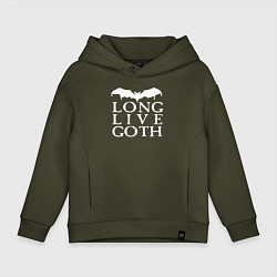 Детское худи оверсайз Long Live Goth